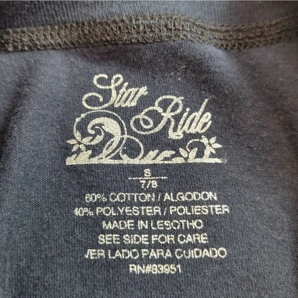 Star Ride black shirt 7/8 - Picture 3 of 3